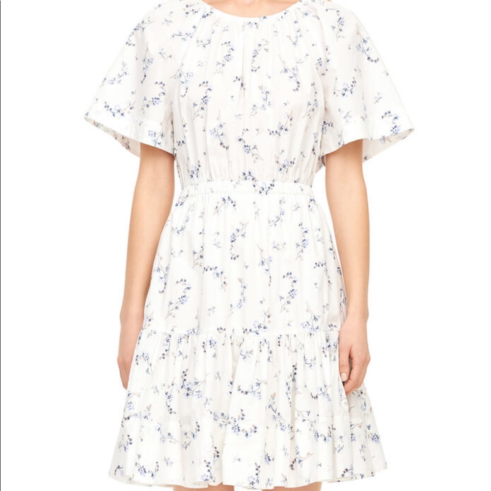 Rebecca Taylor FRANCINE FLORAL POPLIN DRESS